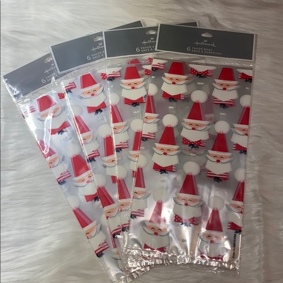 Hallmark ‘24’ Santa Favor Bags w/ Ties, NWT-Sealed - Picture 8 of 8